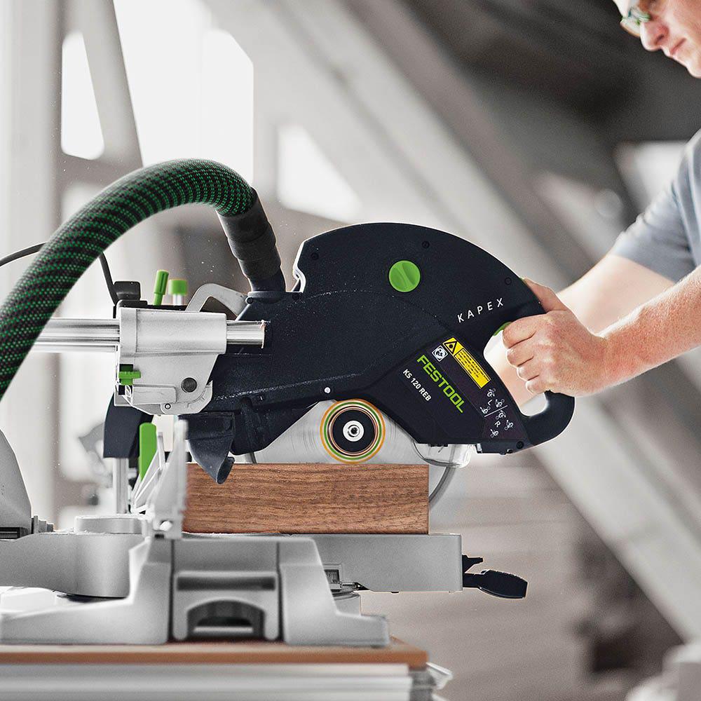FESTOOL 260mm KS 120 R KAPEX Slide Compound Mitre Saw KS120REBUGSET 575850