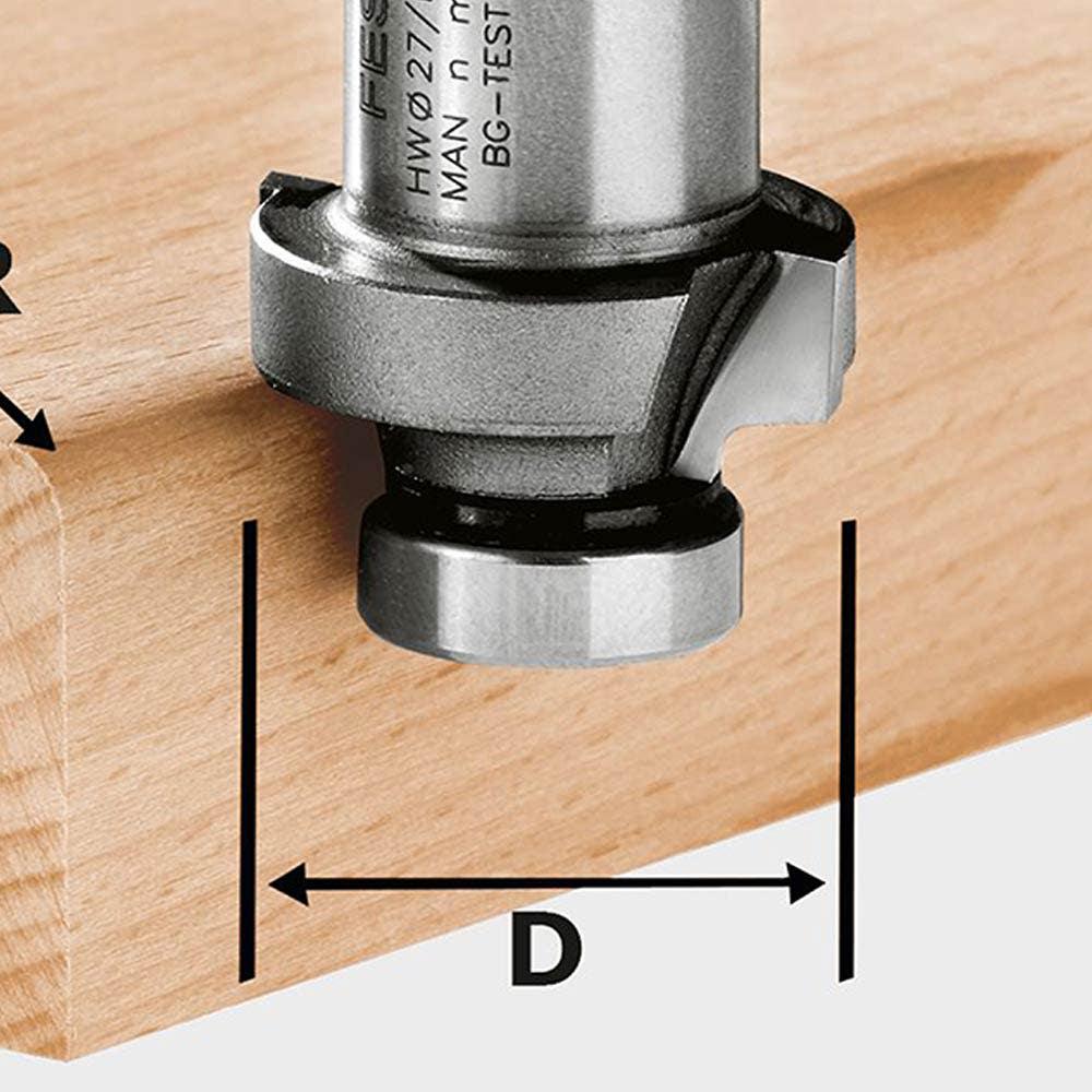 FESTOOL 27mm Round Over Cutter for OFK500 Trimmer 490092