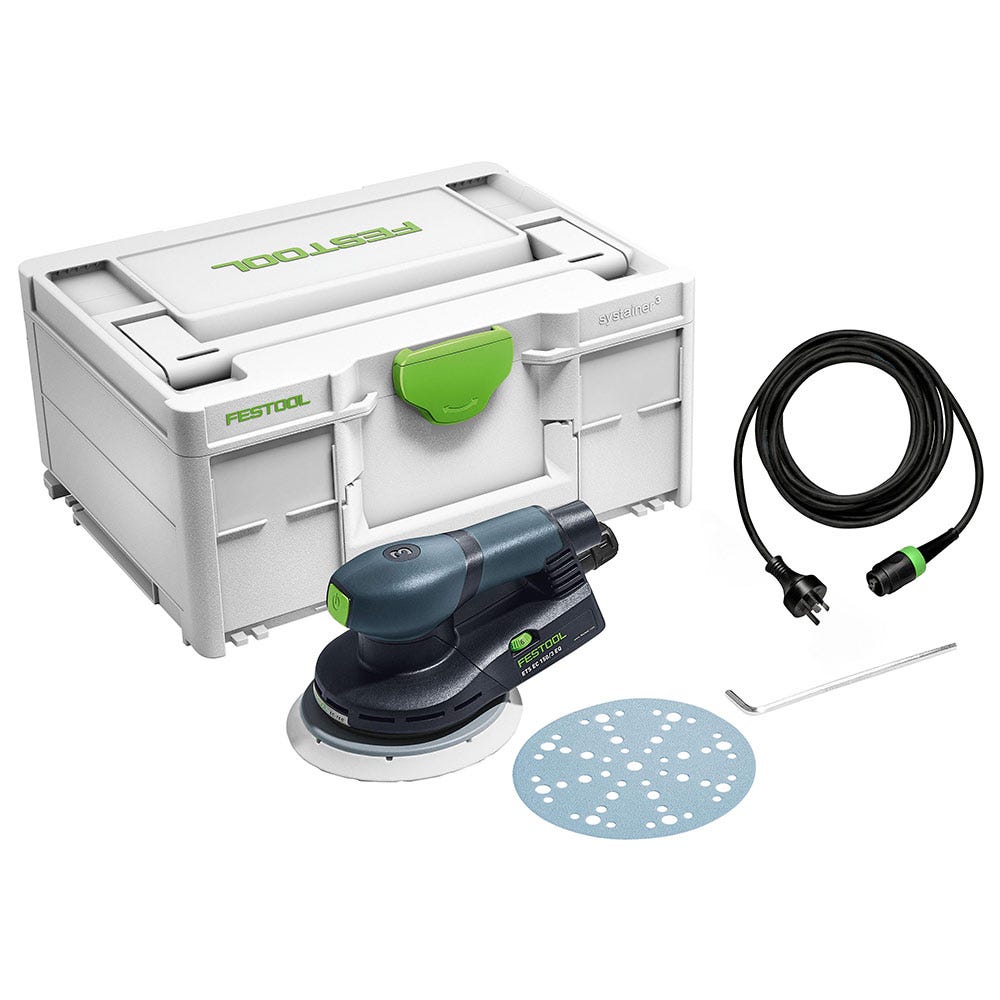 FESTOOL 310w Brushless ETS EC150 3 EQ-PLUS Random Orbital Sander 576324