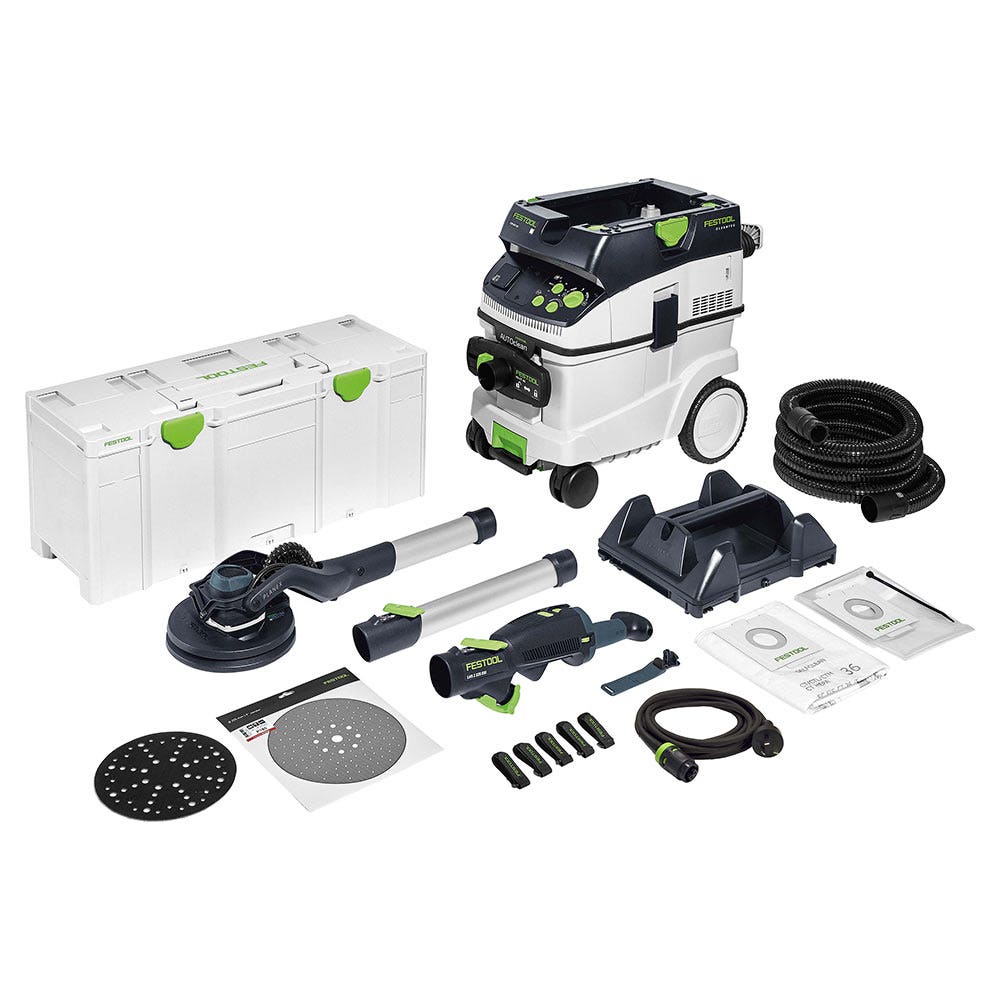 FESTOOL 400w 225mm PLANEX LHS2225 CTM 36 Drywall Sander w. M-Class Dust Extractor 576702