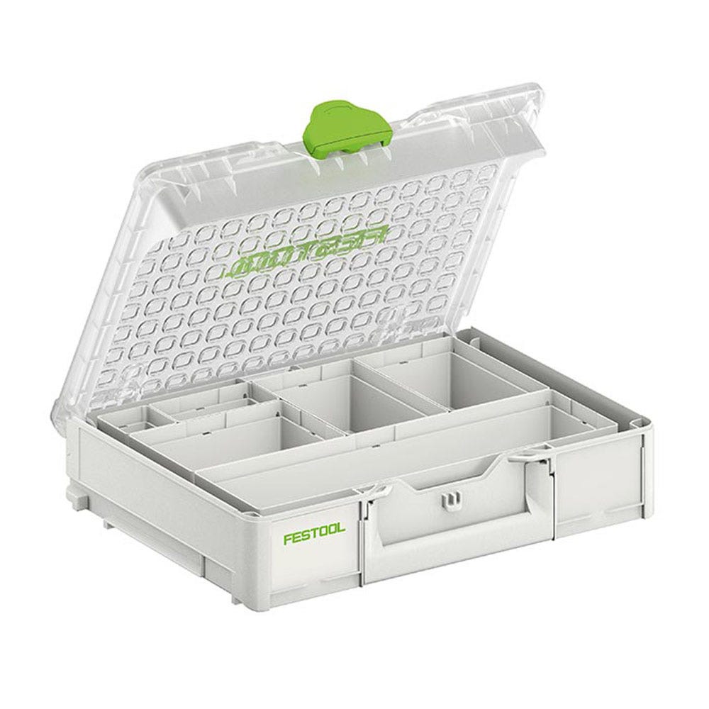 FESTOOL 89mm x 396mm 6 SYS3ORGM896XESB Compartment Organiser Systainer3 - Medium 204854