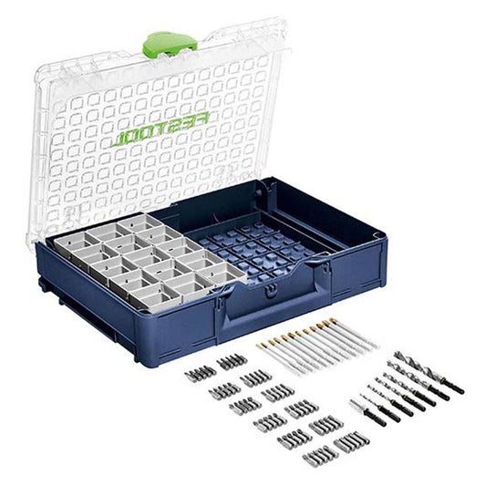 FESTOOL CENTROTEC CE-M Bit Set in Systainer3 Medium Organiser 576931