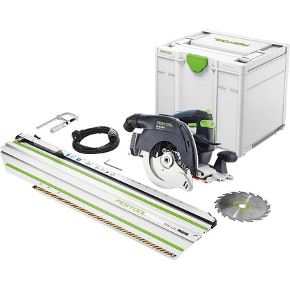 FESTOOL HK 55 160mm Circular Saw in Systainer w 420mm Cross Cut Rail 576132
