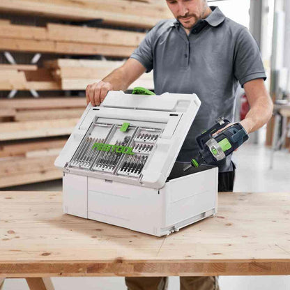 FESTOOL Systainer3 SYS 1.5 Medium 137mm x 396mm w Storage Lid 577346