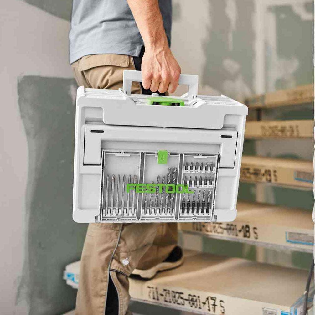FESTOOL Systainer3 SYS 1.5 Medium 137mm x 396mm w Storage Lid 577346