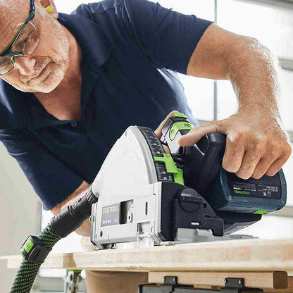 FESTOOL TSC 55K 18V Brushless 2 x 5.0Ah 160mm Plunge Saw with 1400mm Rail Kit 577282