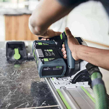 FESTOOL TSC 55K 18V Brushless 2 x 5.0Ah 160mm Plunge Saw with 1400mm Rail Kit 577282