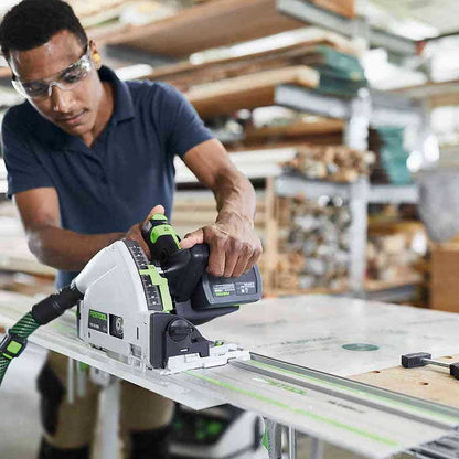 FESTOOL TSC 55K 18V Brushless 2 x 5.0Ah 160mm Plunge Saw with 1400mm Rail Kit 577282