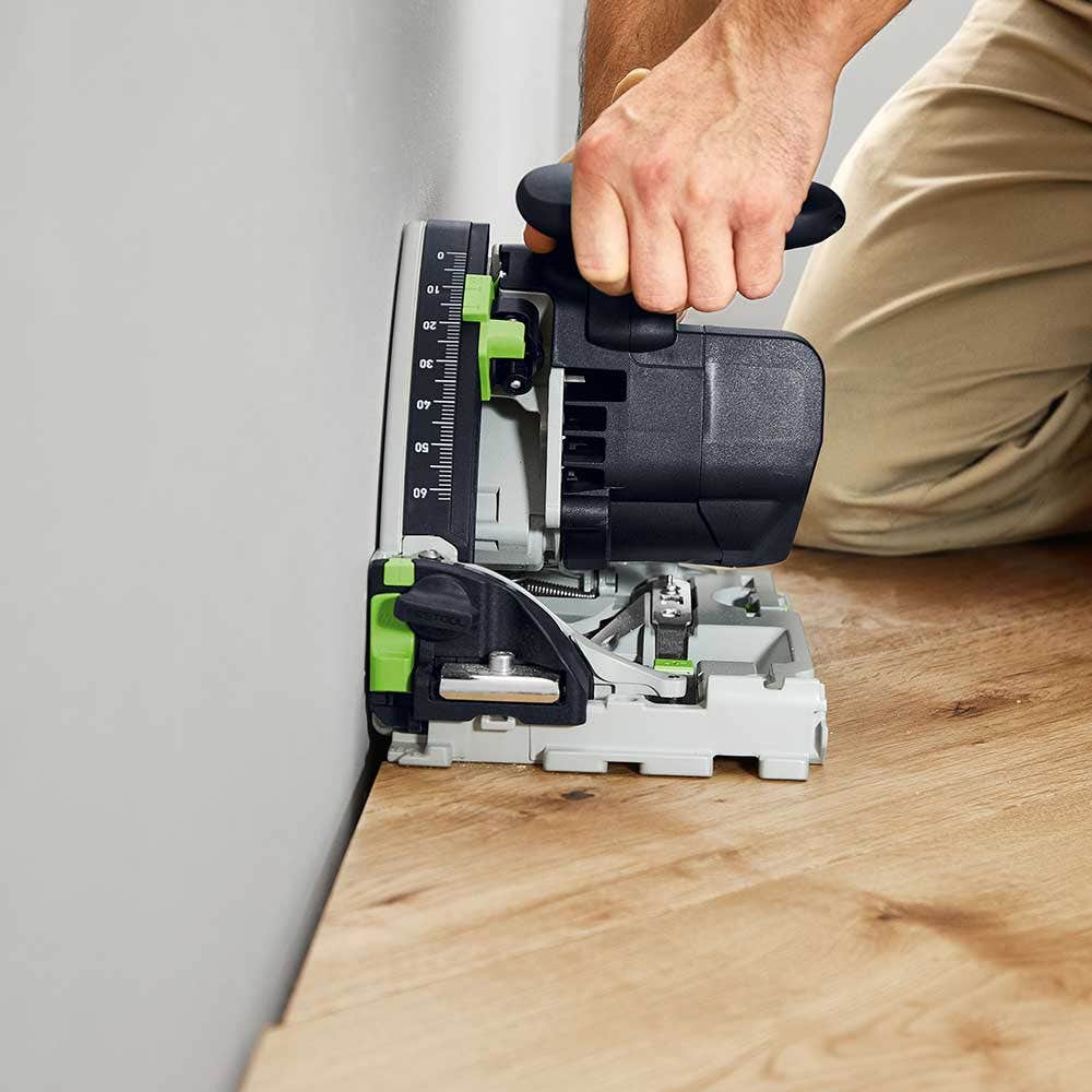 FESTOOL TS 60K 168mm Plunge Cut Saw in Systainer w 1400mm Rail 577419