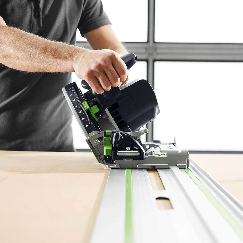 FESTOOL TS 60K 168mm Plunge Cut Saw in Systainer w 1400mm Rail 577419