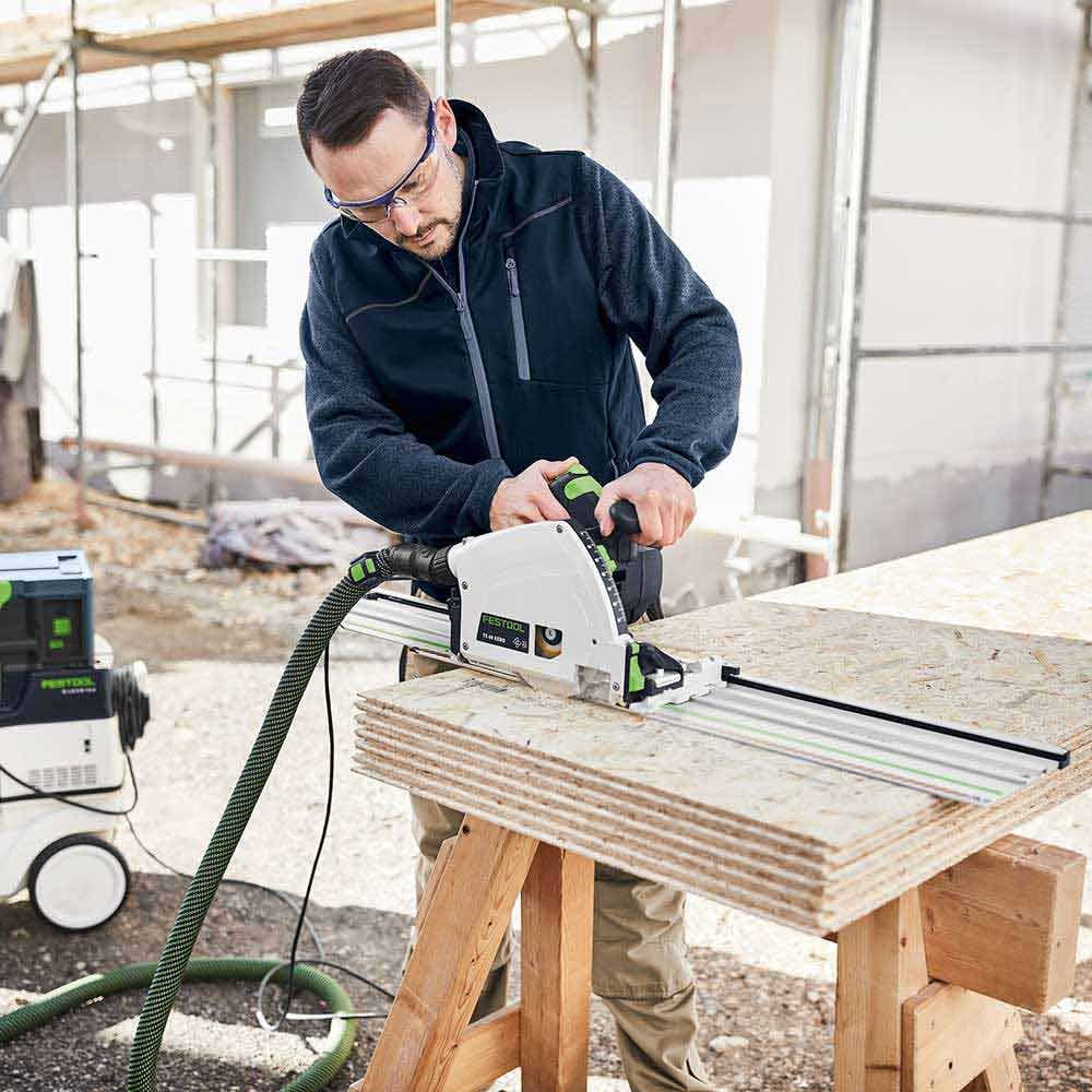 FESTOOL TS 60K 168mm Plunge Cut Saw in Systainer w 1400mm Rail 577419