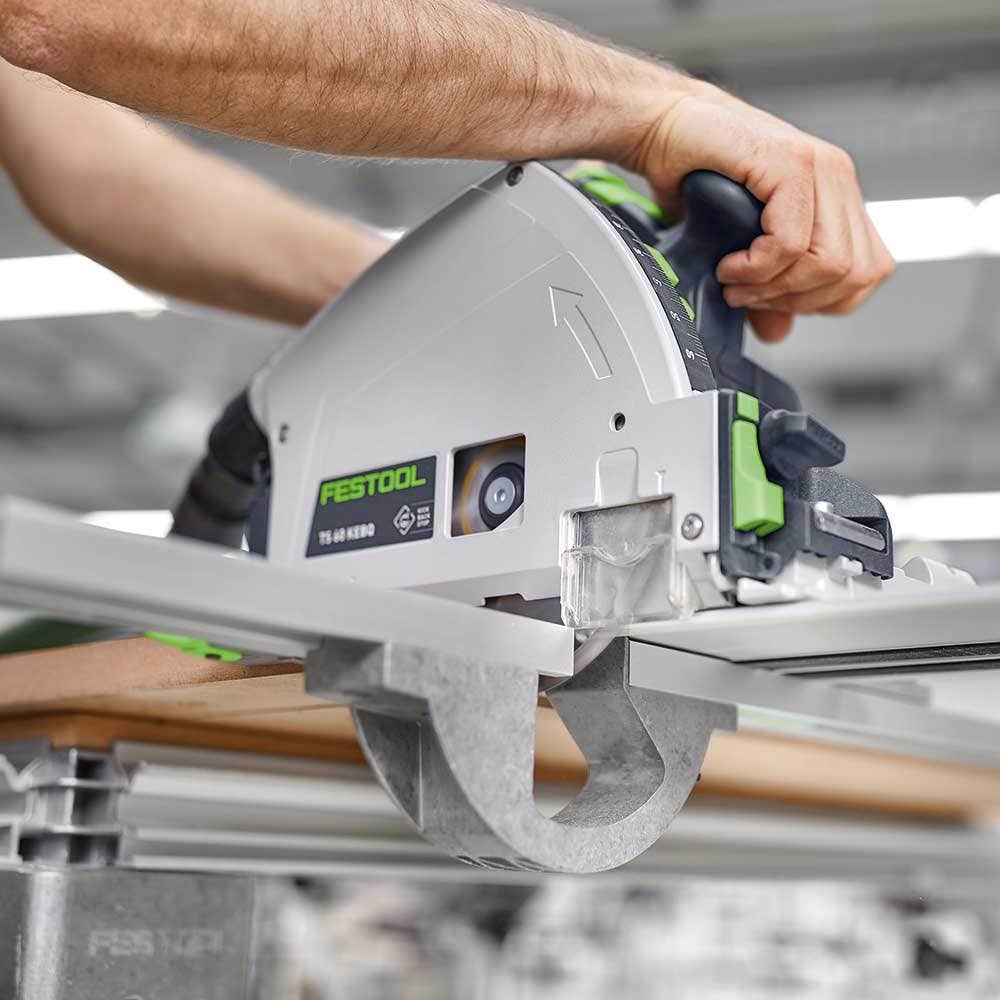 FESTOOL TS 60K 168mm Plunge Cut Saw in Systainer w 1400mm Rail 577419