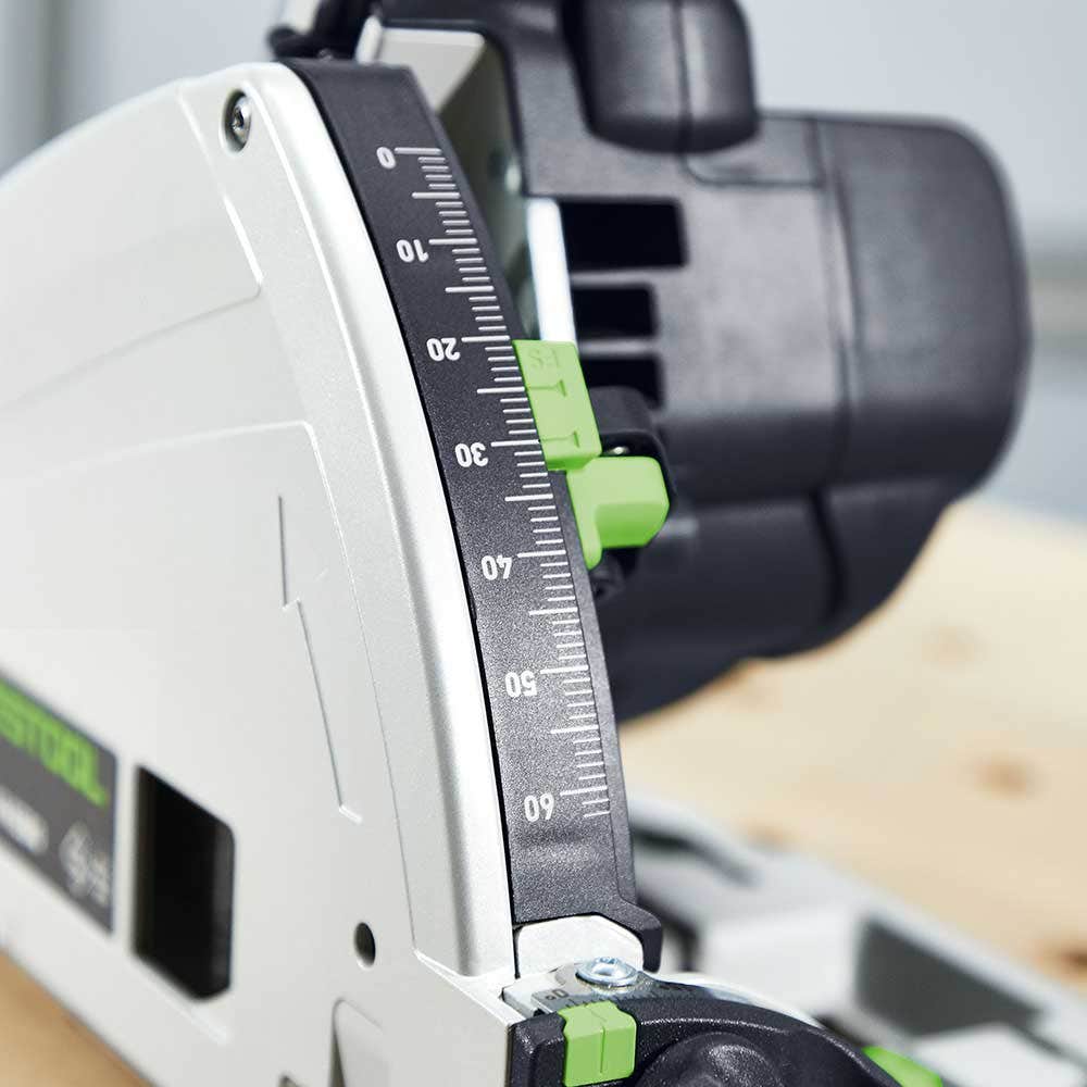 FESTOOL TS 60K 168mm Plunge Cut Saw in Systainer w 1400mm Rail 577419