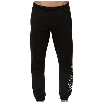 FILA Men's Brushed Fleece Cuff Trackpants Black