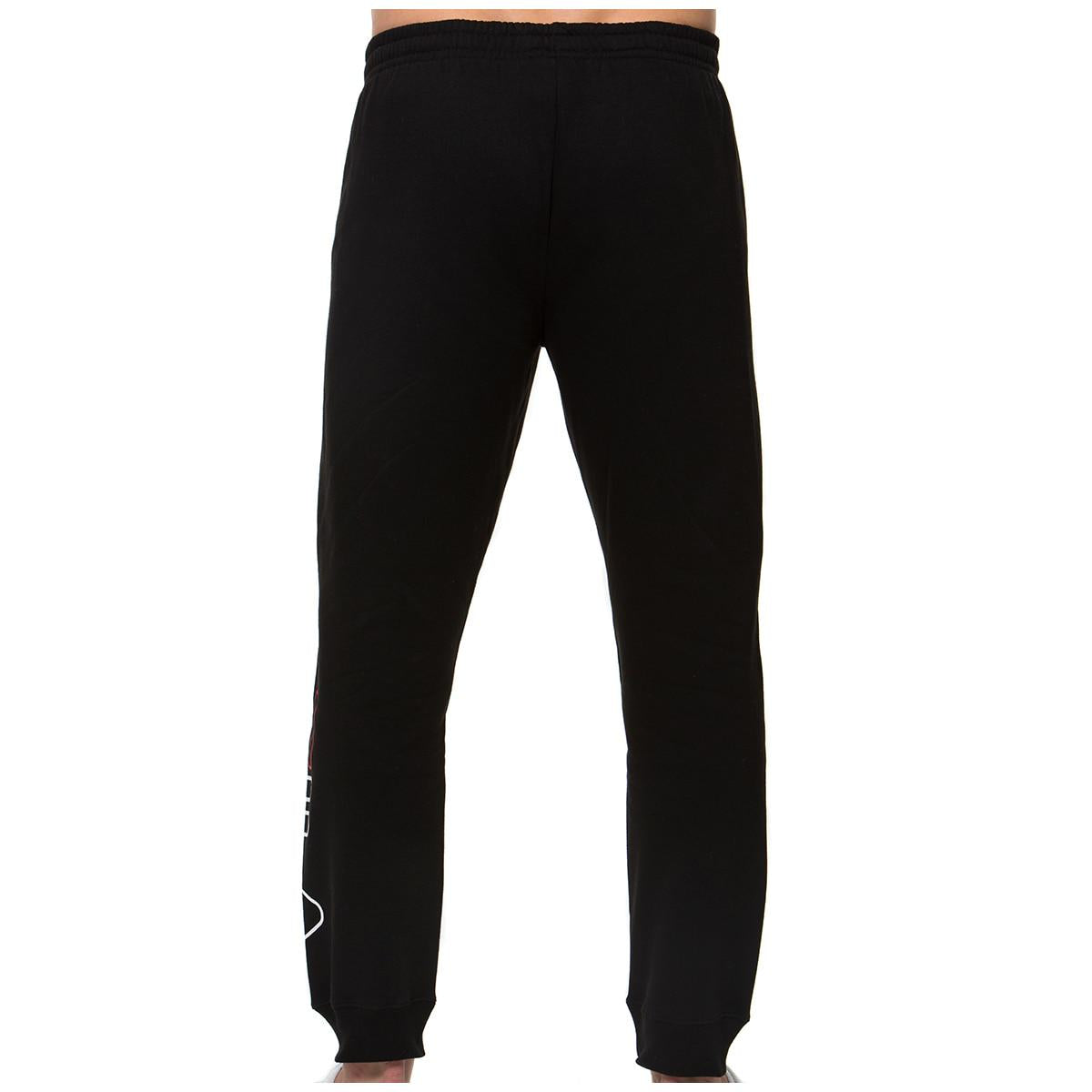 FILA Men's Brushed Fleece Cuff Trackpants Black
