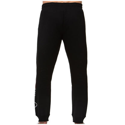 FILA Men's Brushed Fleece Cuff Trackpants Black