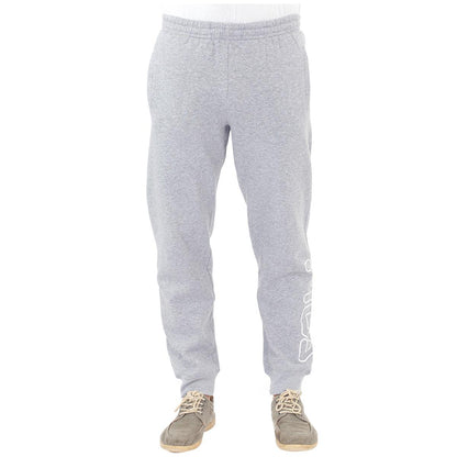 FILA Men's Brushed Fleece Cuff Trackpants Black
