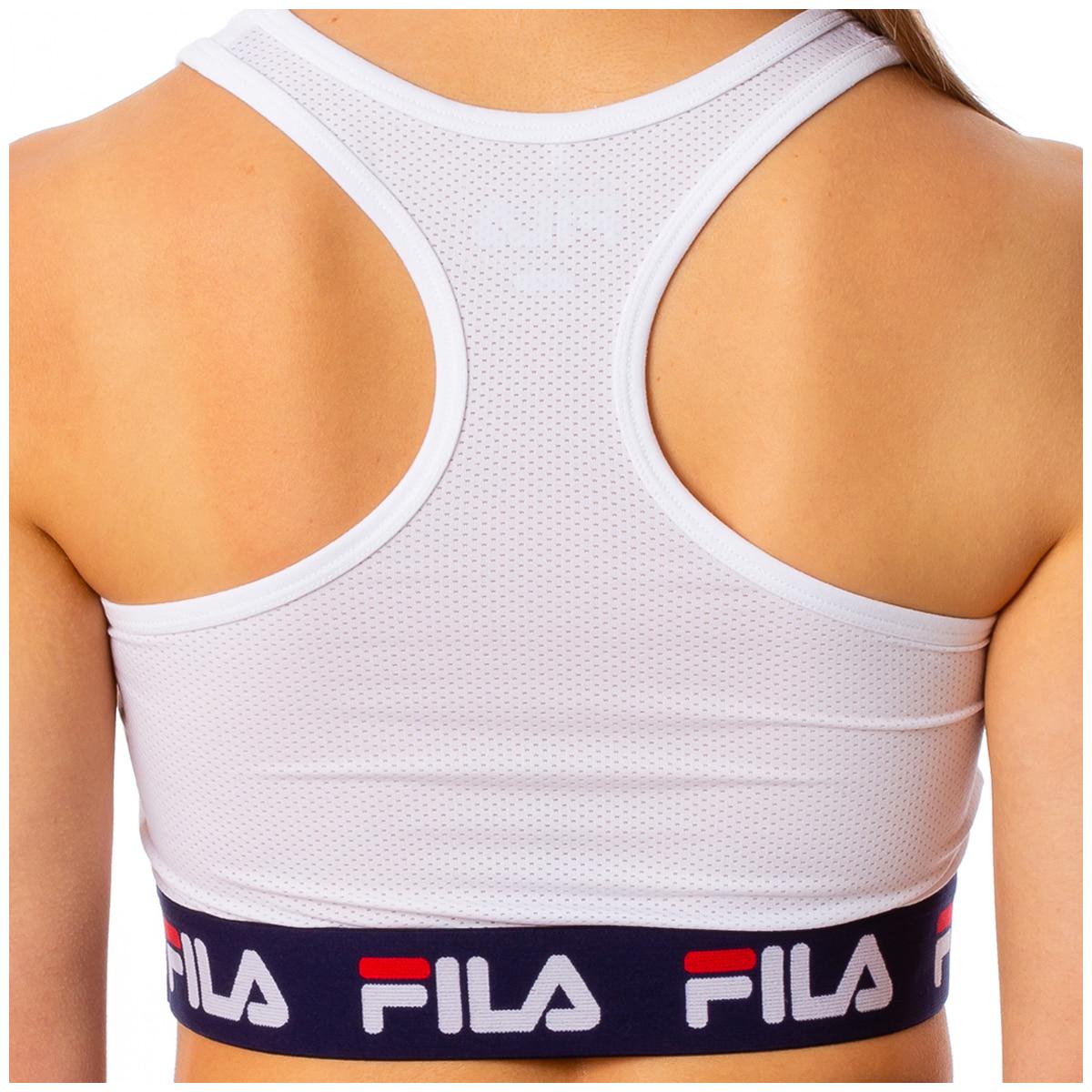 FILA Women's Gabrina Sports Bra White