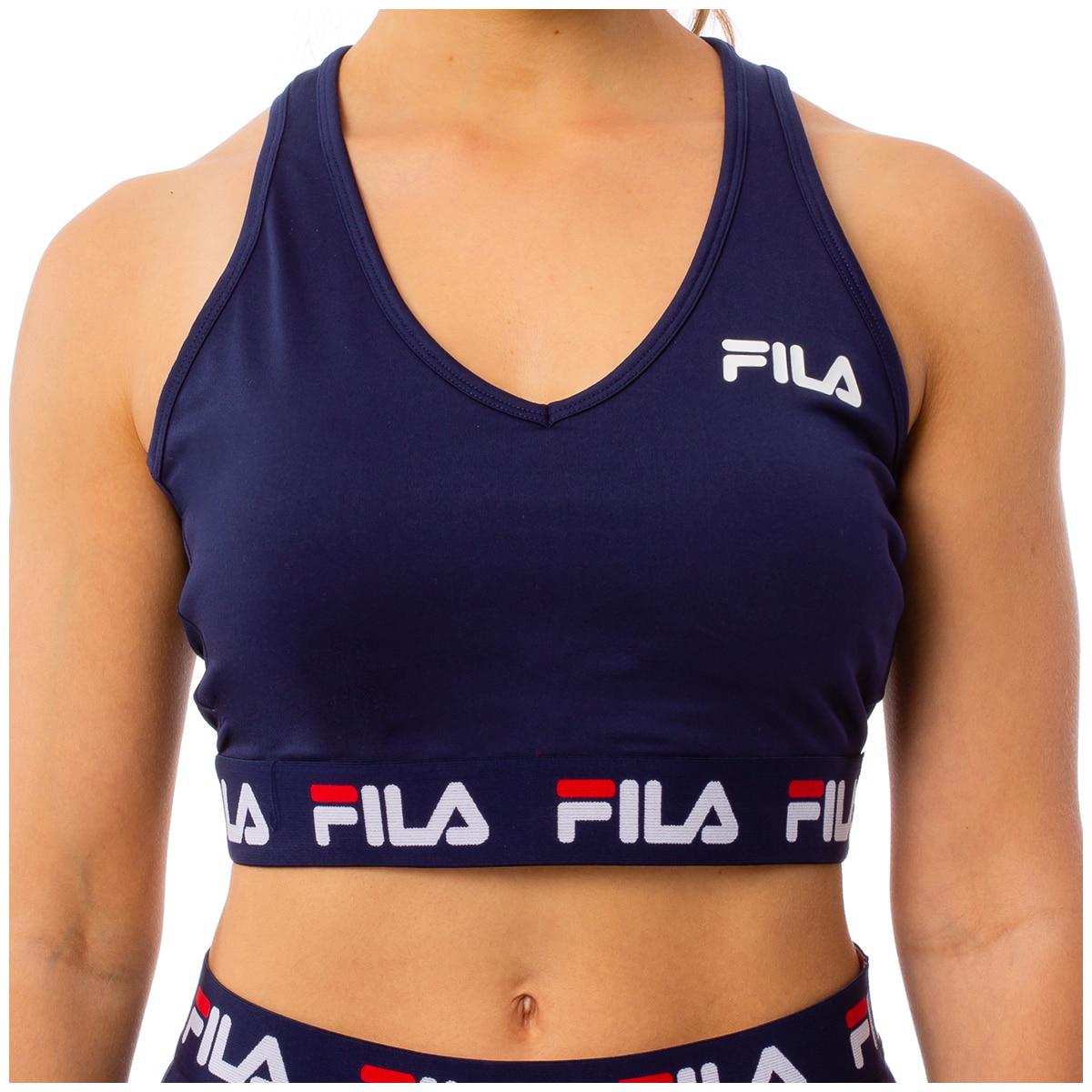 FILA Women's Gabrina Sports Bra White