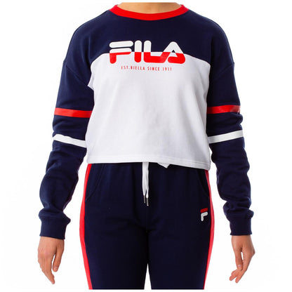 FILA Women's Jen Cropped Jumper Peacoat
