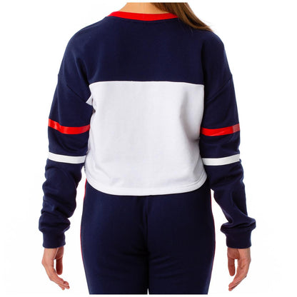 FILA Women's Jen Cropped Jumper Peacoat