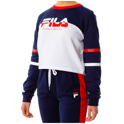 FILA Women's Jen Cropped Jumper Peacoat