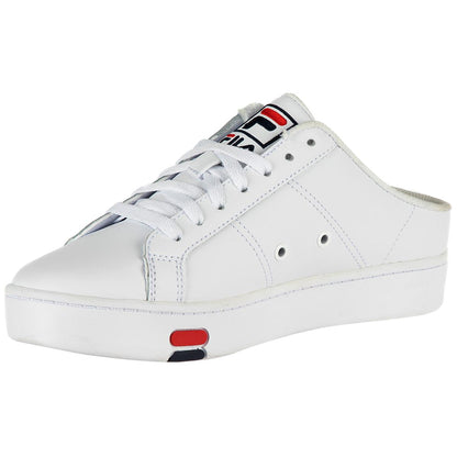 FILA Women's Redmond Mule Shoes White Navy Red