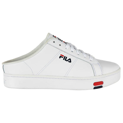 FILA Women's Redmond Mule Shoes White Navy Red