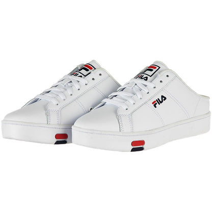 FILA Women's Redmond Mule Shoes White Navy Red