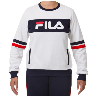 FILA Women's Tara Crew Jumper White