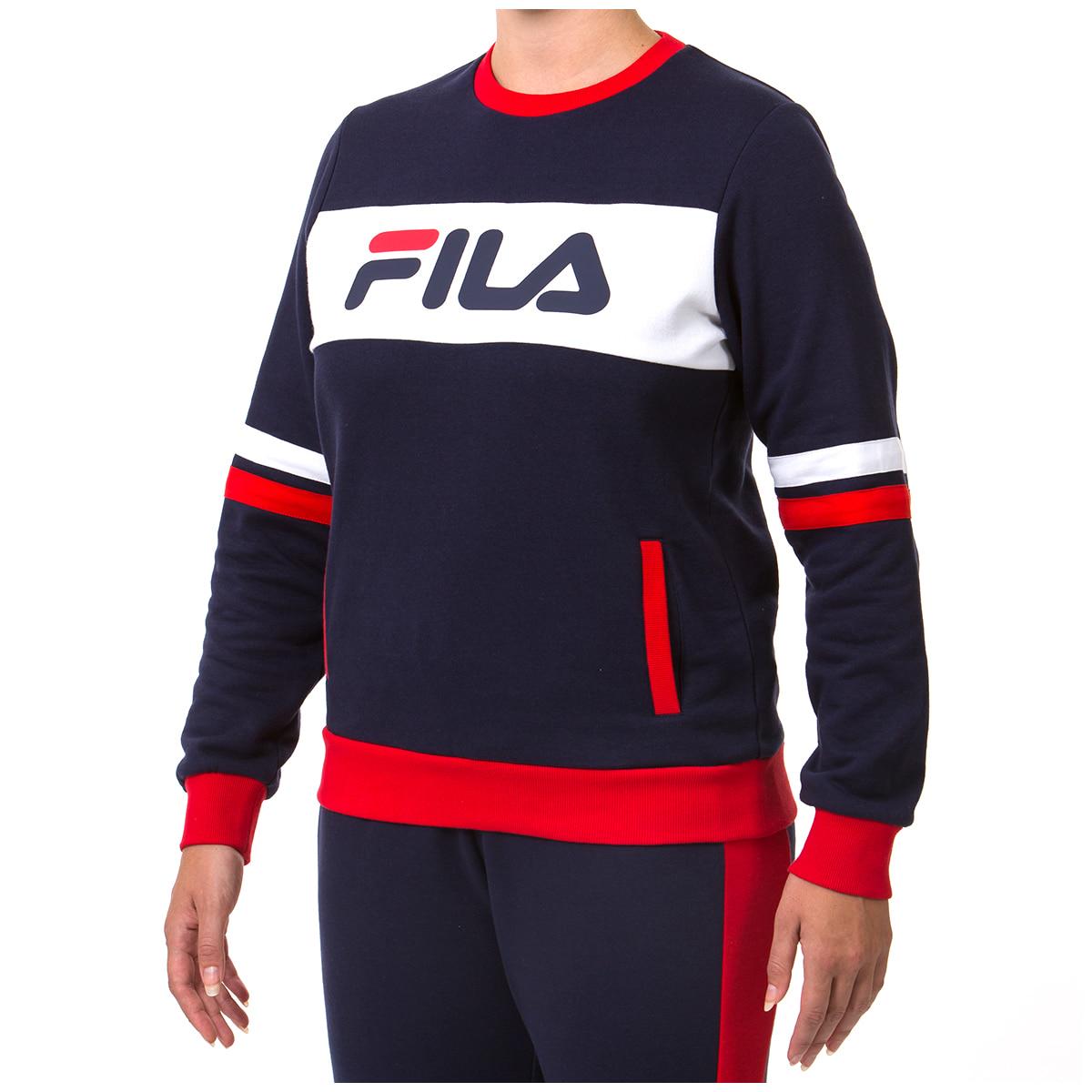 FILA Women's Tara Crew Jumper Navy