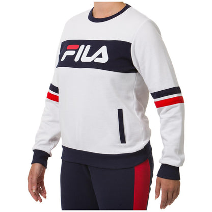 FILA Women's Tara Crew Jumper White