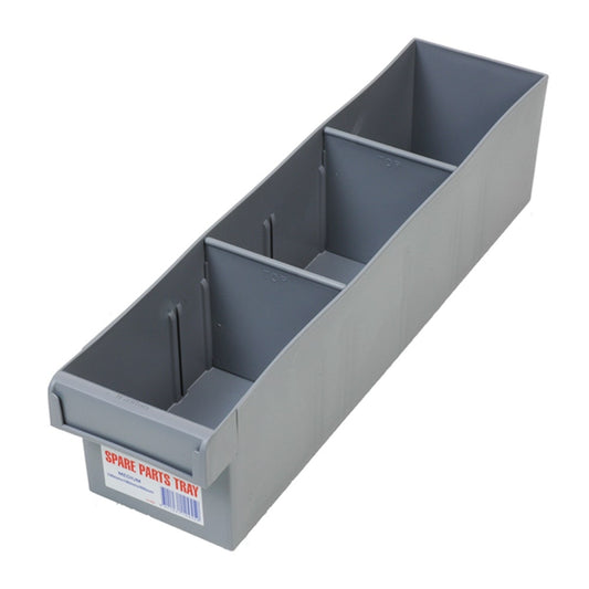 FISCHER 100 x 100 x 400mm 2Divider Medium Storage Tray 1H-002