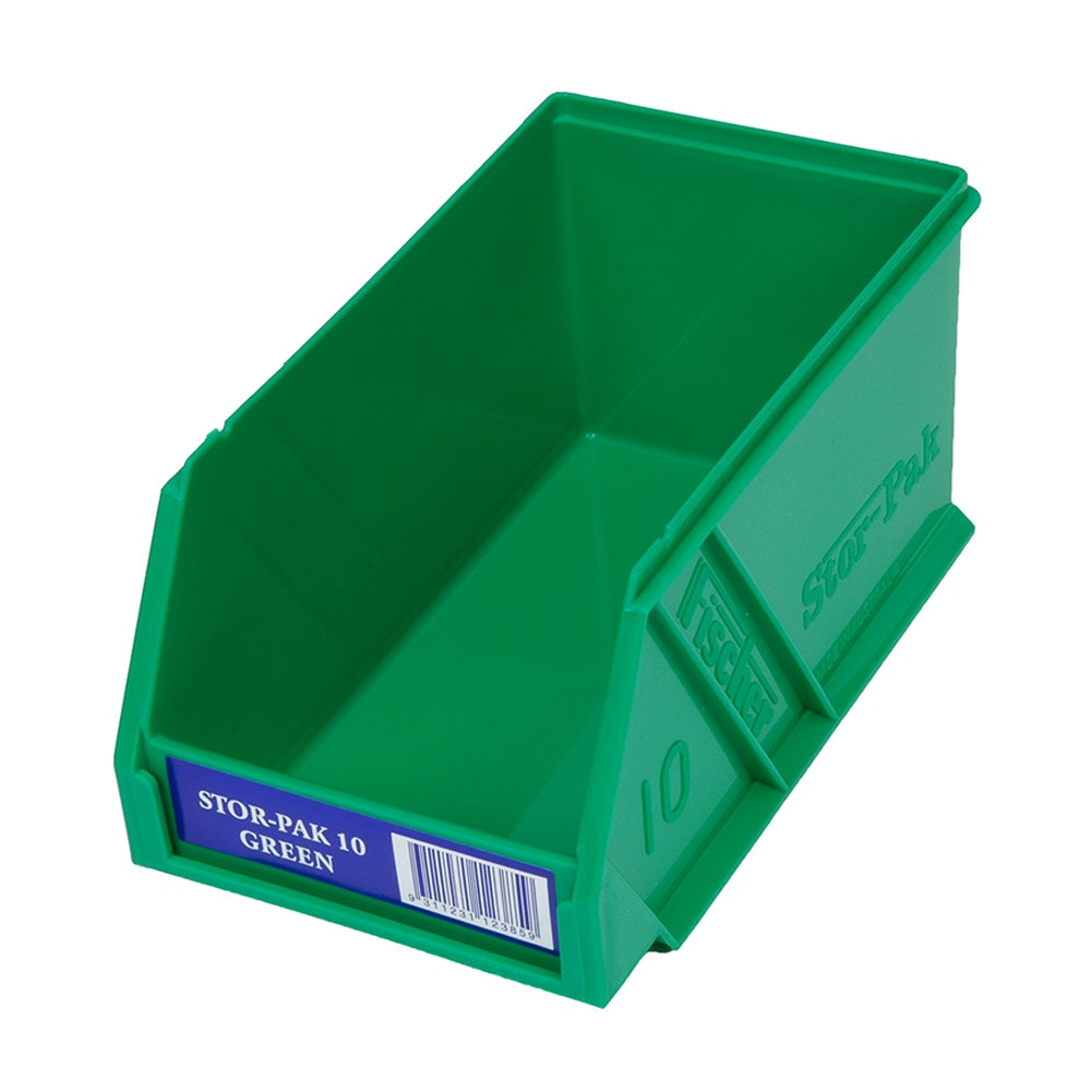 FISCHER 100 x 170 x 85mm STOR-PAK 10 Green Storage Bin 1H-061G