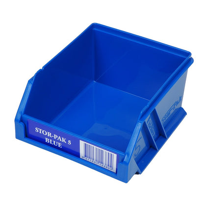 FISCHER 110 x 115 x 60mm STOR-PAK 5 Blue Storage Bin 1H-060B