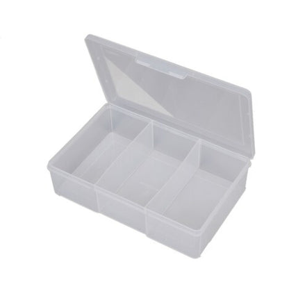 FISCHER 310 x 200 x 80mm 3 Compartment Clear Large Deep 1H090XH