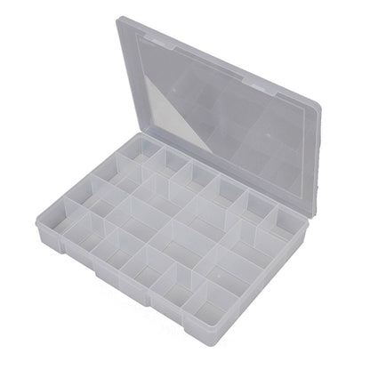 FISCHER 350 x 270 x 55mm 20 Compartment Clear XLarge Storage Box 1H-097