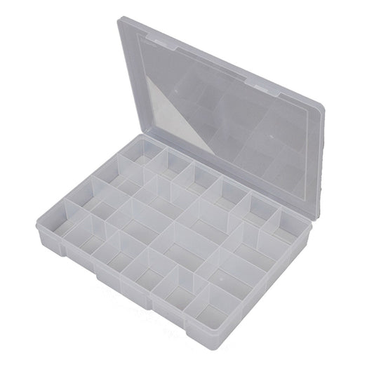 FISCHER 350 x 270 x 55mm 20 Compartment Clear XLarge Storage Box 1H-097