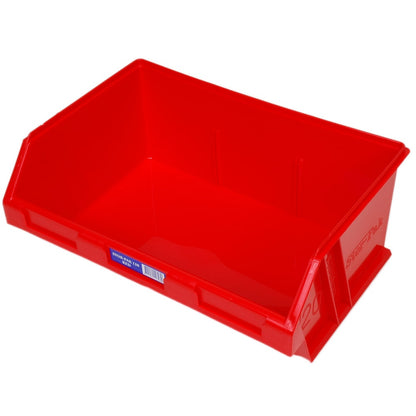 FISCHER 410 x 275 x 165mm STOR-PAK 120 Storage Bin Red 1H064R