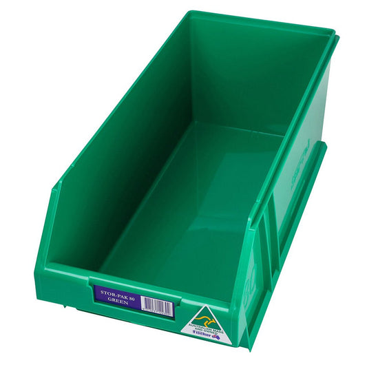 FISCHER 440 x 200 x 165mm STOR-PAK 80 Green Storage Bin F1H200G