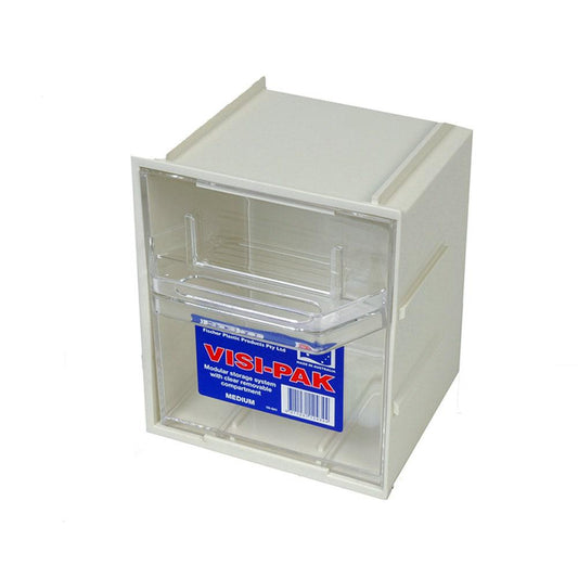 FISCHER Clear Visi-Pak Storage Drawer - Medium 1H041
