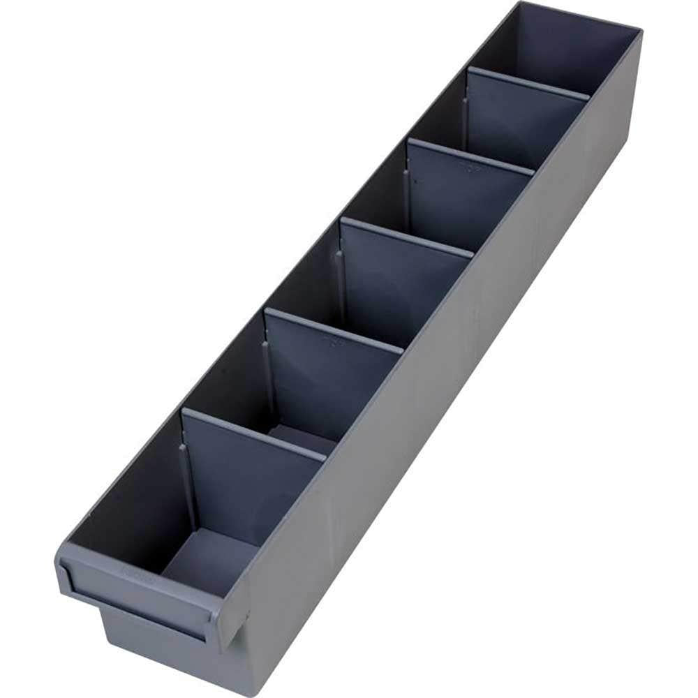 FISCHER Spare Parts Storage Tray w. 5 Removable Dividers - Extra Long 1H027