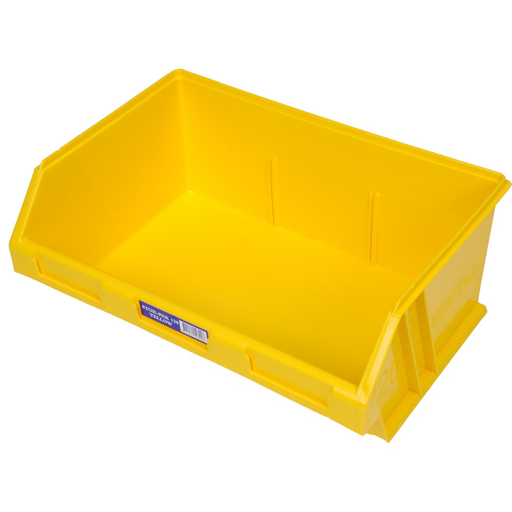 FISCHER Stor-Pak Storage Bin 120 Yellow 1H-064Y
