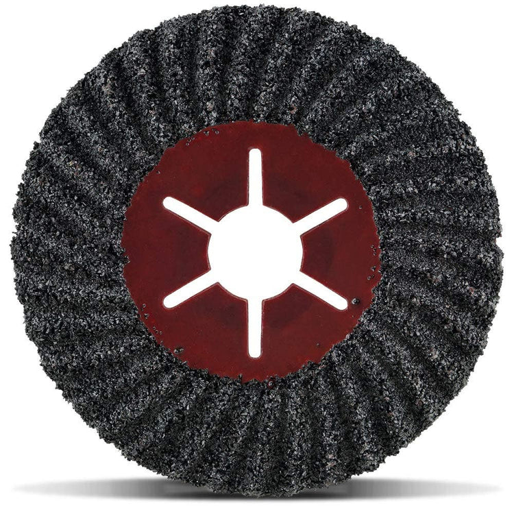 FLEXOVIT 125mm 24-Grit Semi-Flexible Grinding Disc - ZEC SEMIFLEX