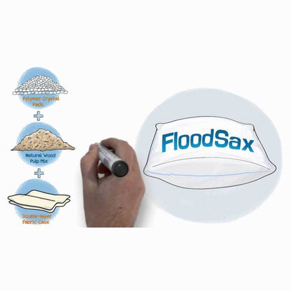 FLOODSAX Commercial Flood Barrier 20 Packs 6050000