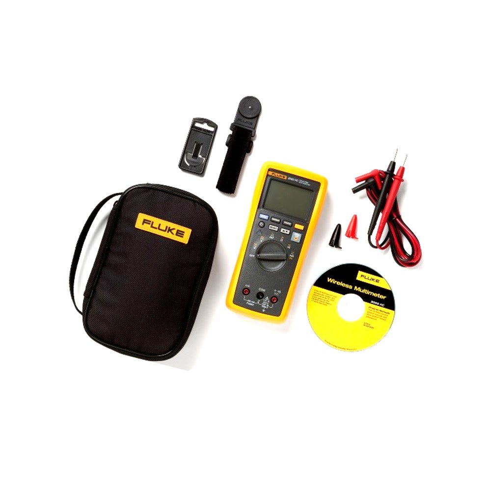 FLUKE 1000V Wireless Multimeter and TPAK Kit FLUFLK3000FC TPAK