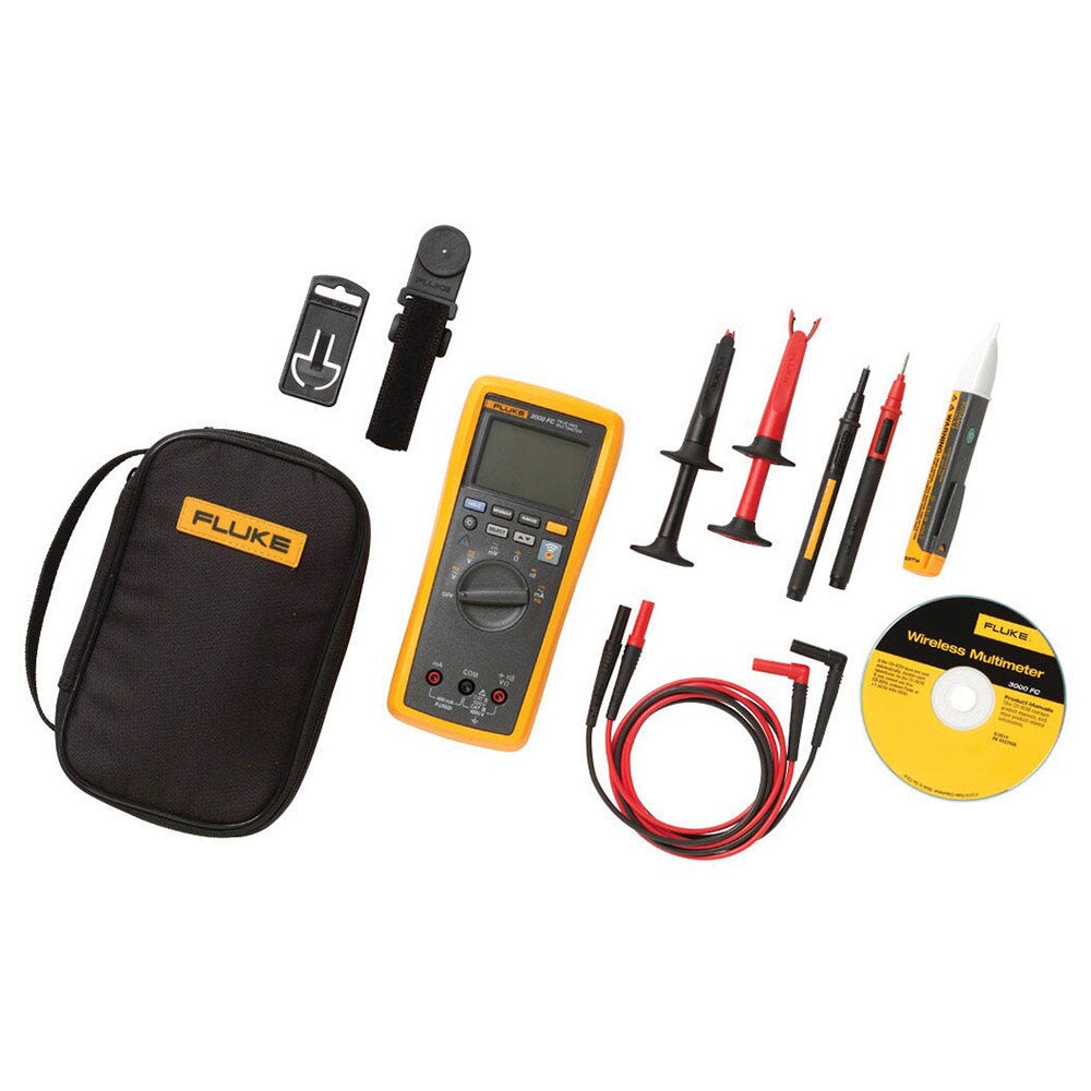 FLUKE 1000V Wireless Multimeter and Voltalert Kit FLUFLK3000FC 1AC-II