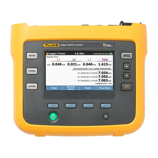 FLUKE 1732 and 1734 Three-Phase Electrical Energy Loggers - Advanced FLU1734EUS
