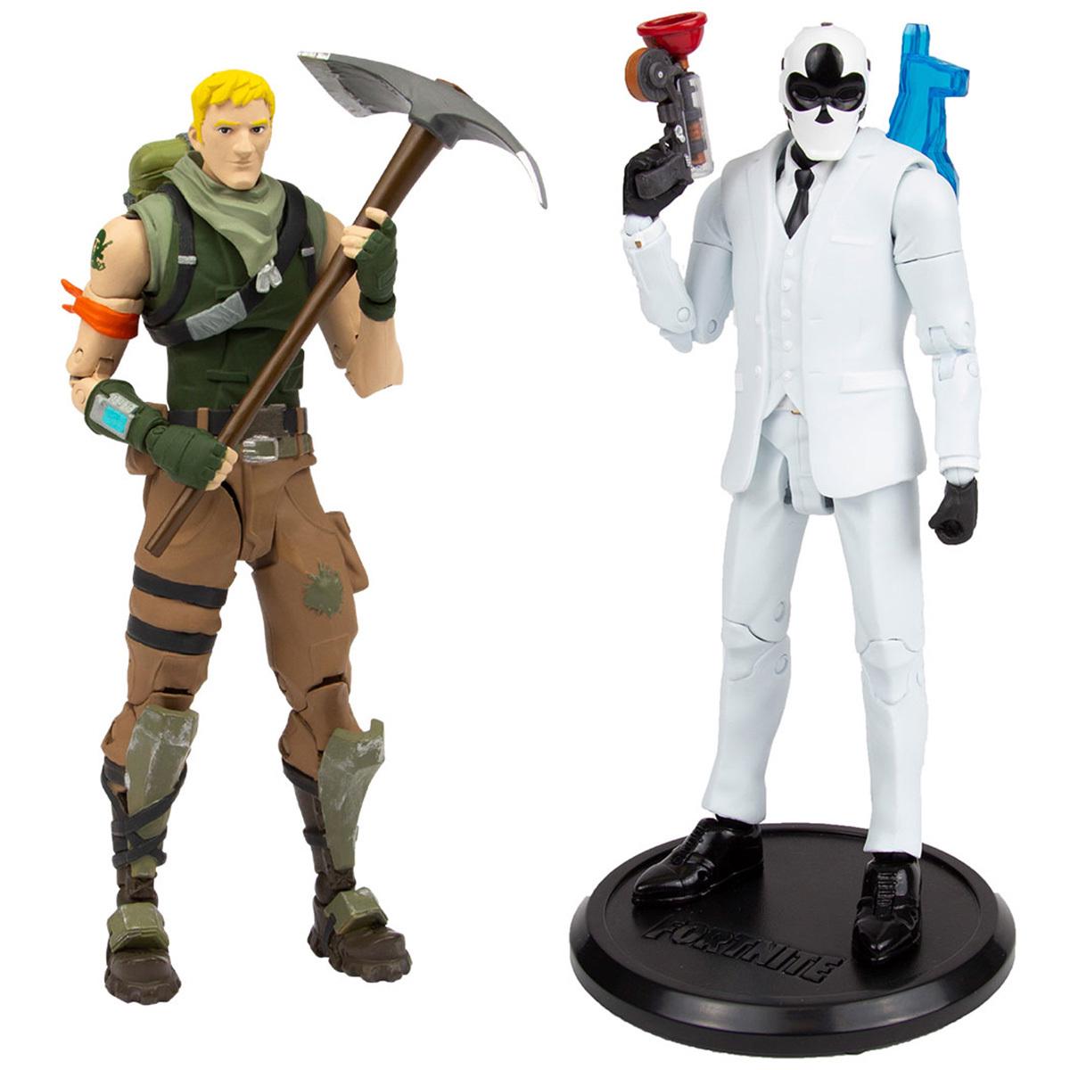 Fortnite Action Figures 2 Pack Wild Card Black And Jonesy