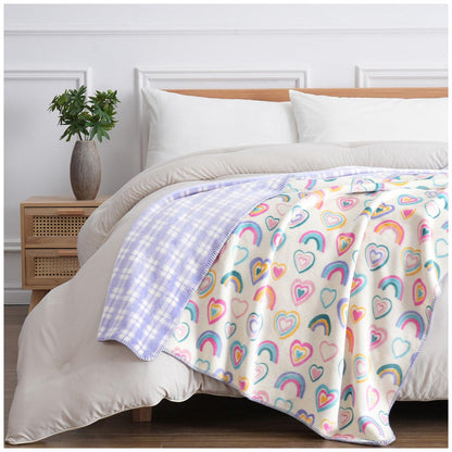 Fraiche Maison Velvet Plush Throw 127 x 152cm Dinoland